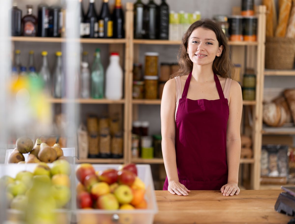 young female employee